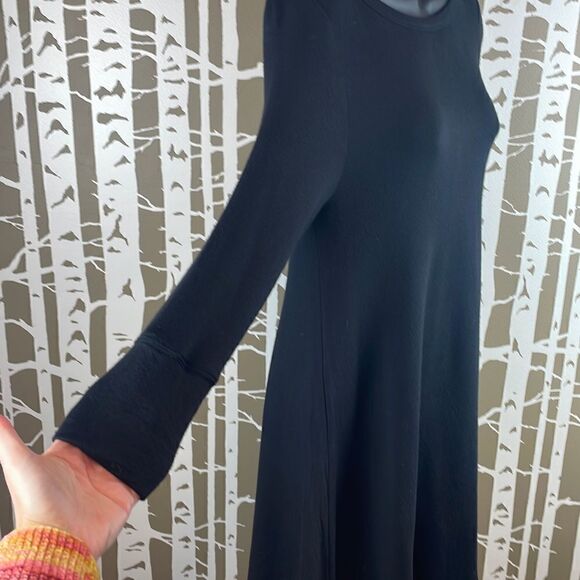 Lou & Grey Signaturesoft 3/4 Sleeve Lounge Fit & Flare Dress sz XS - Picture 3 of 7